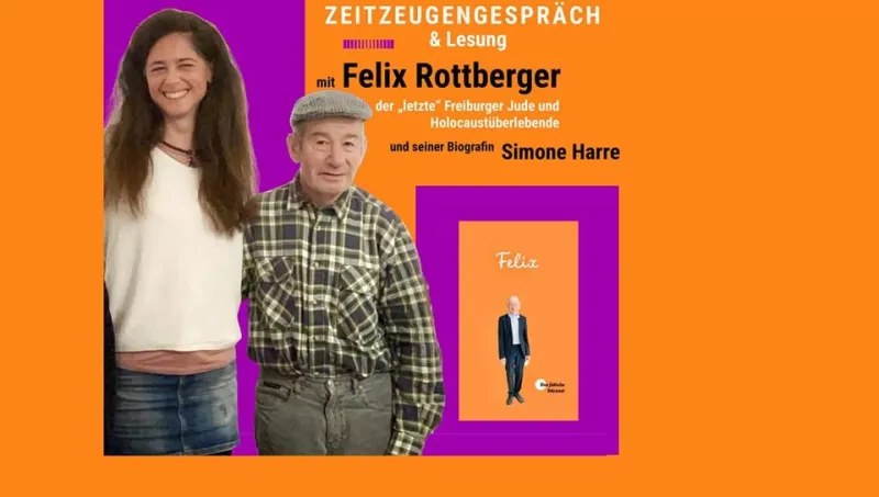 szene-Radar - FELIX ROTTBERGER + SIMONE HARRE - Zeitzeugengesprach und Lesung, Slow Club  in Freiburg im Breisgau