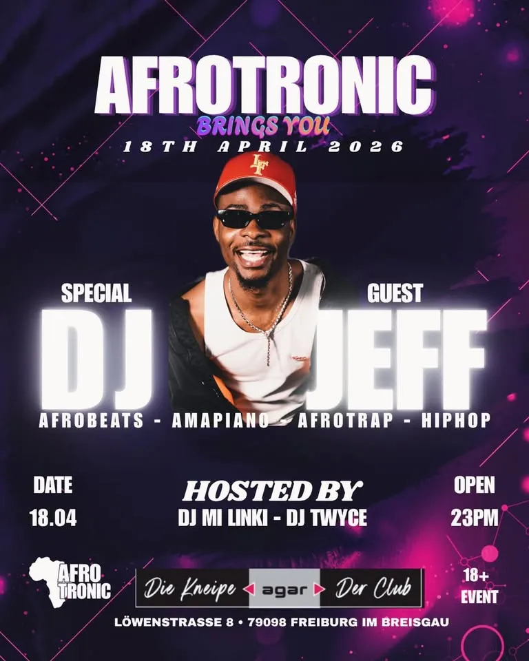 szene-Radar - AFROTRONIC, AGAR  in Freiburg im Breisgau