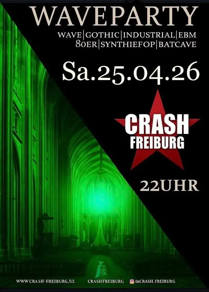 szene-Radar - Waveparty, Crash  in Freiburg im Breisgau