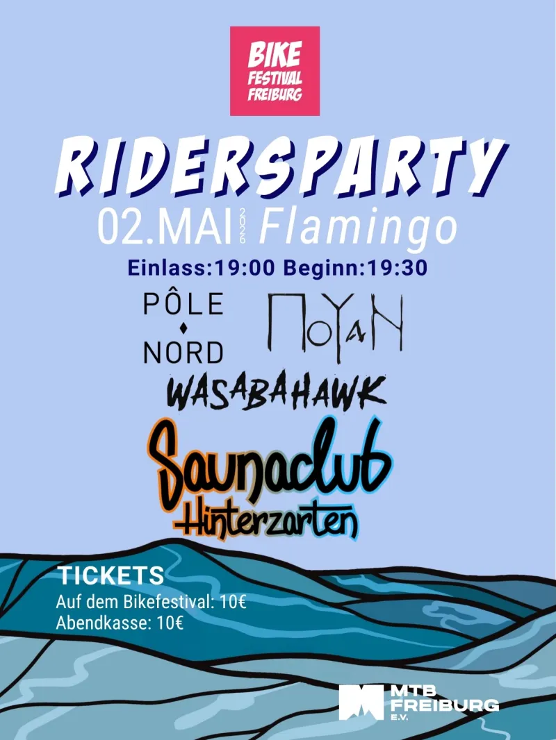 szene-Radar - Riders Party, Flamingo  in Freiburg im Breisgau