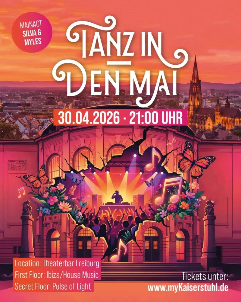 szene-Radar - Tanz in den Mai, Theaterbar  in Freiburg im Breisgau