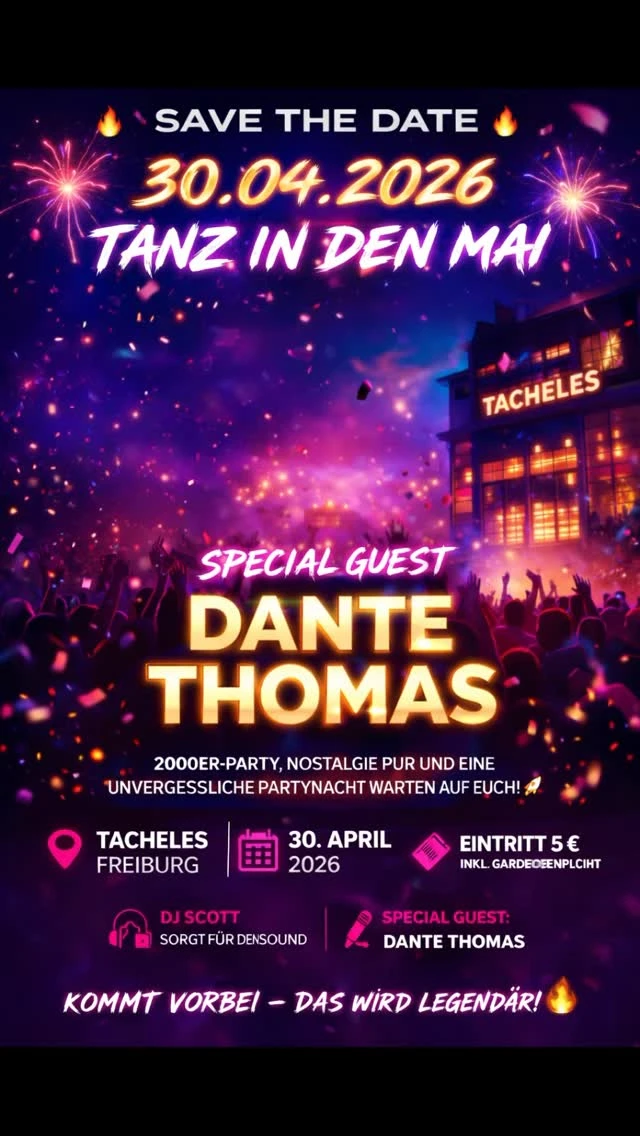 szene-Radar - Tanz in den Mai, Tacheles  in Freiburg im Breisgau
