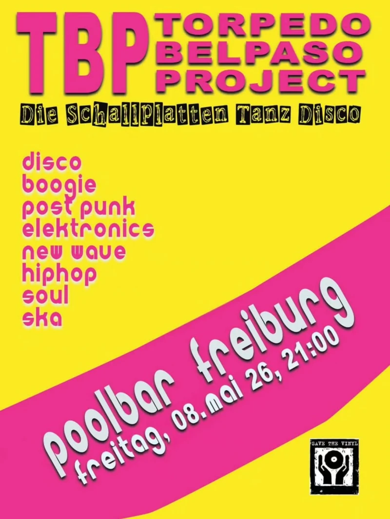 szene-Radar - TBP - Torpedo Belpaso Project, Poolbar Faulerbad  in Freiburg im Breisgau