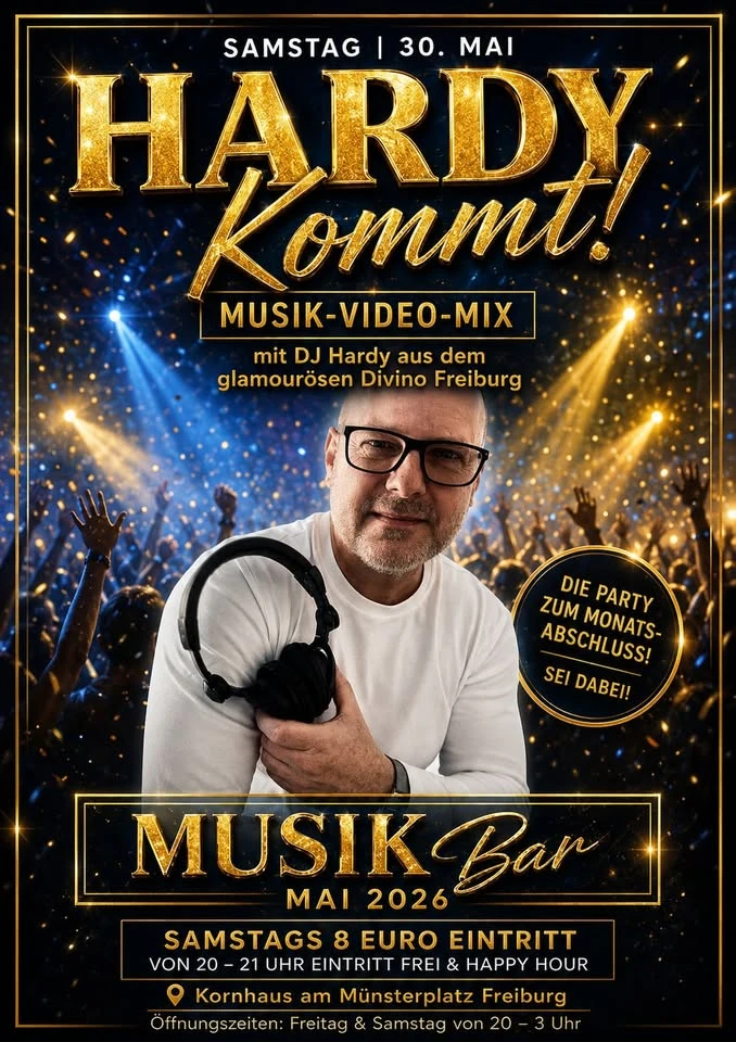 szene-Radar - Hardy kommt!, Musik Bar  in Freiburg im Breisgau