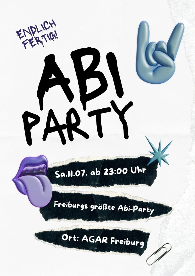 szene-Radar - ABI PARTY, AGAR  in Freiburg im Breisgau