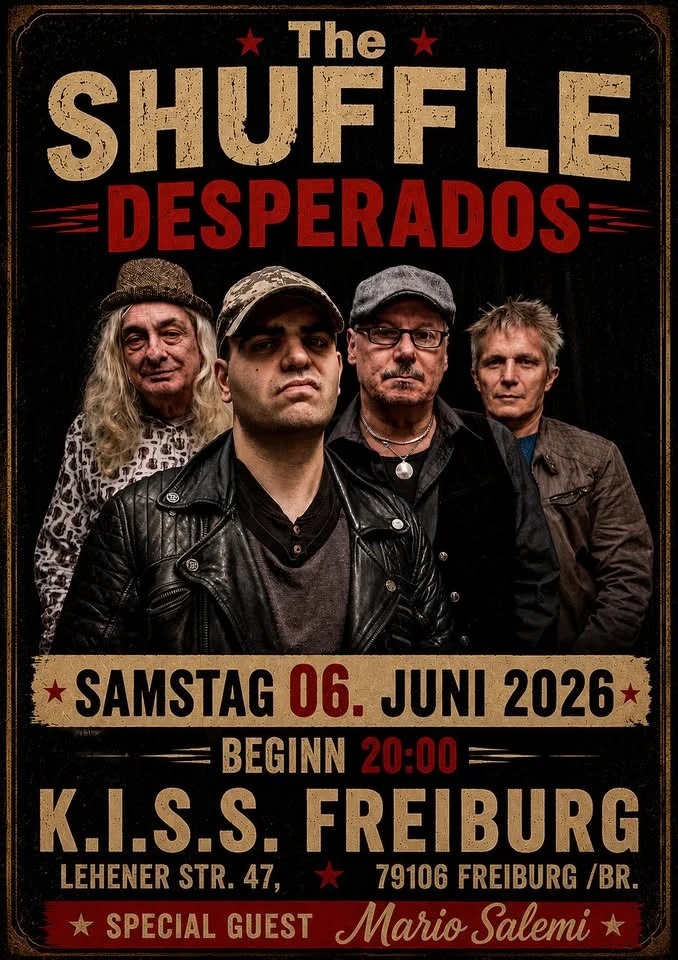 szene-Radar - The Shuffle Desperados, KISS  in Freiburg im Breisgau