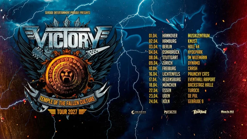 szene-Radar - VICTORY - TEMPLE OF THE FALLEN CULTURE TOUR 2027, Crash  in Freiburg im Breisgau
