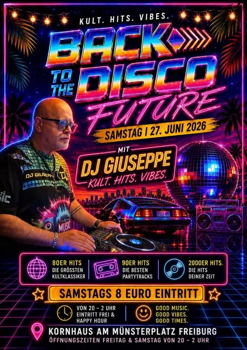 szene-Radar - Back to the Disco Future!, Musik Bar  in Freiburg im Breisgau
