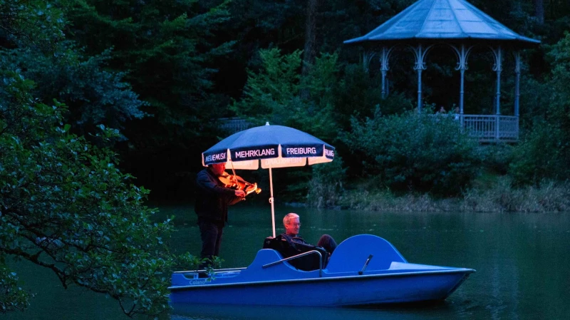 szene-Radar - Klangparcours am Waldsee - Entdeckungstour mit neuer Musik, Waldsee  in Freiburg im Breisgau