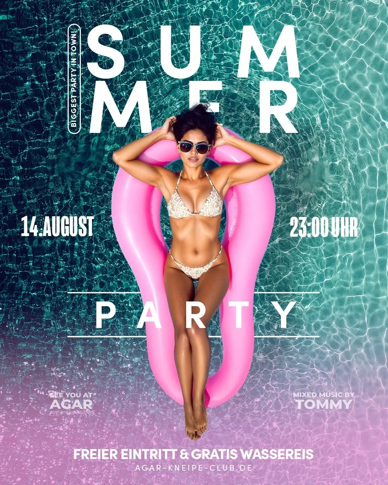 szene-Radar - SUMMER PARTY, AGAR  in Freiburg im Breisgau