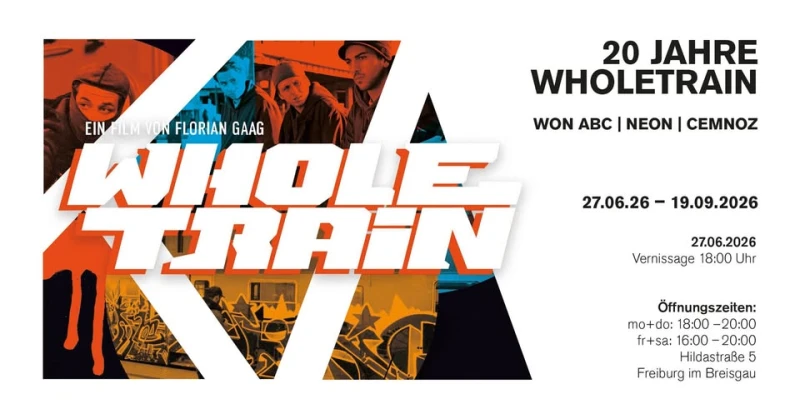 szene-Radar - 20 JAHRE WHOLETRAIN | Ausstellung, kulturaggregat  in Freiburg im Breisgau