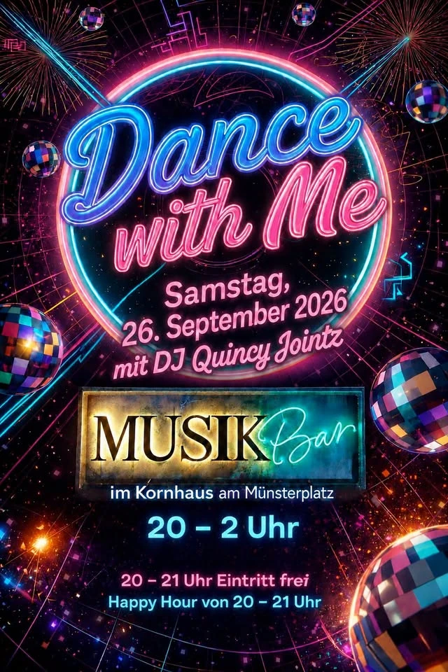 szene-Radar - Dance with me mit DJ Quincy Jointz, Musik Bar  in Freiburg im Breisgau
