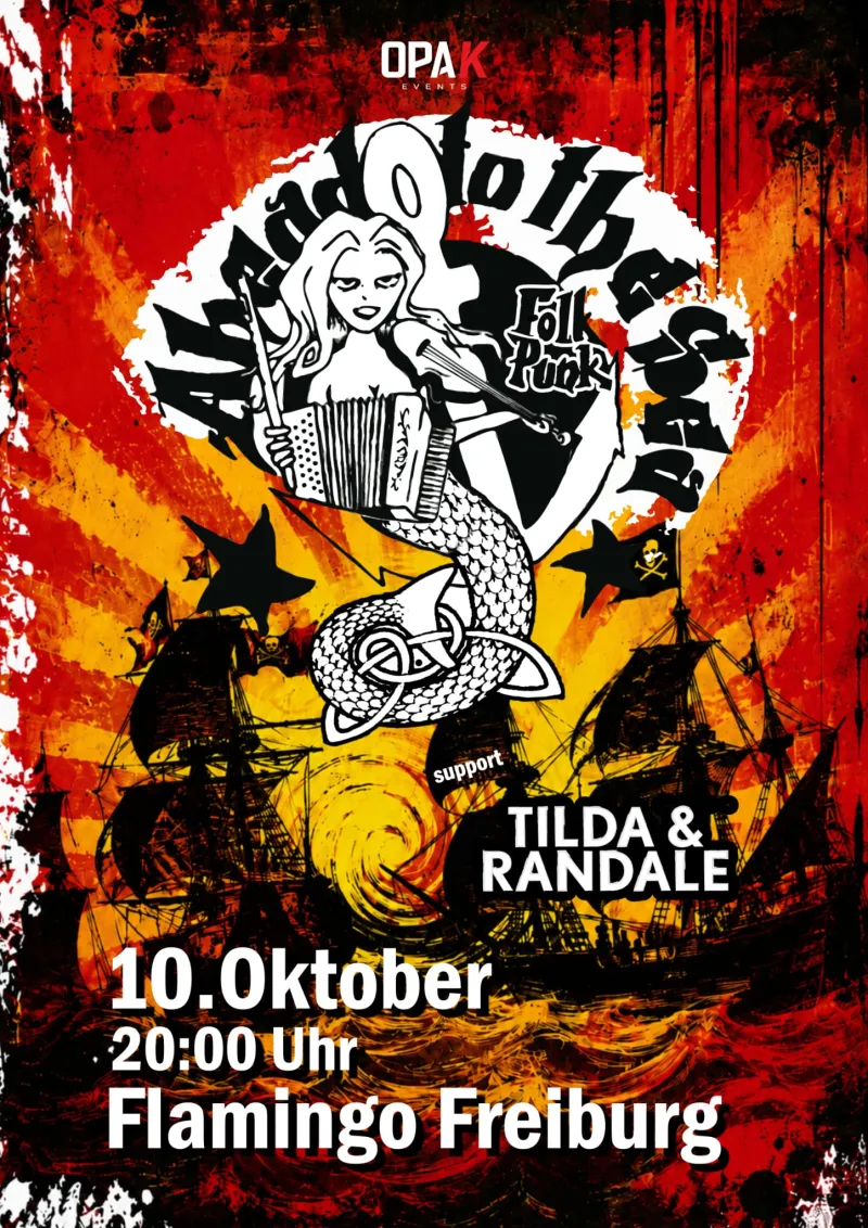 szene-Radar - Ahead to the sea, Support: Tilda und Randale, Flamingo  in Freiburg im Breisgau
