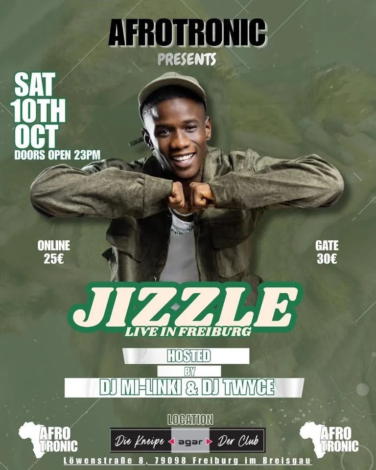 szene-Radar - AFROTRONIC presents JIZZLE live in Freiburg, AGAR  in Freiburg im Breisgau