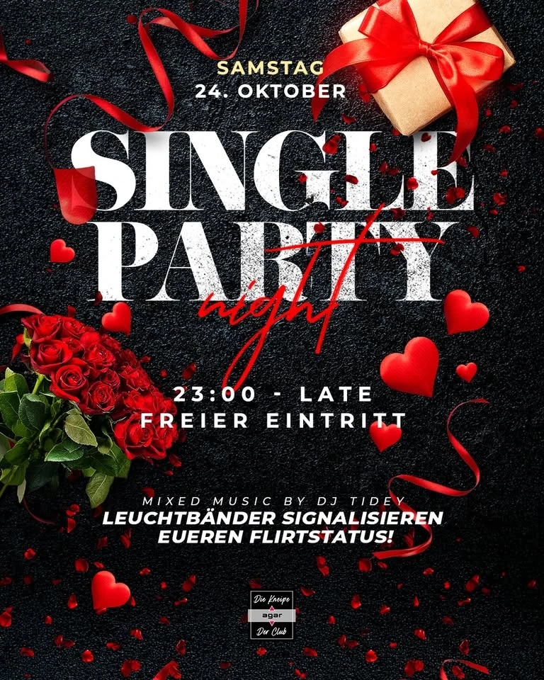szene-Radar - SINGLE PARTY, AGAR  in Freiburg im Breisgau