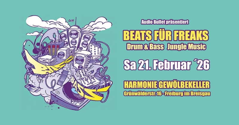 szene-Radar - BEATS FÜR FREAKS, Harmoniekeller  in Freiburg im Breisgau