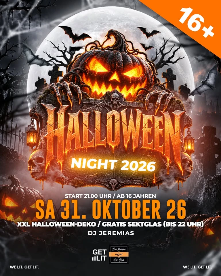 szene-Radar - HALLOWEEN NIGHT 2026 16+, AGAR  in Freiburg im Breisgau