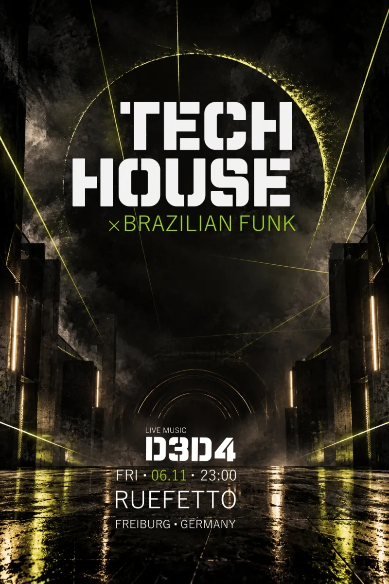 szene-Radar - D3D4 Tech House, Ruefetto  in Freiburg im Breisgau
