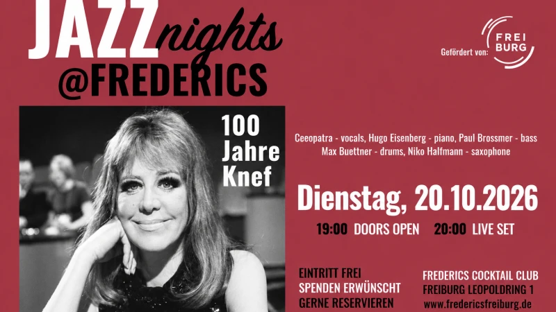 szene-Radar - Jazz Night, FREDERICS Cocktail Club  in Freiburg im Breisgau