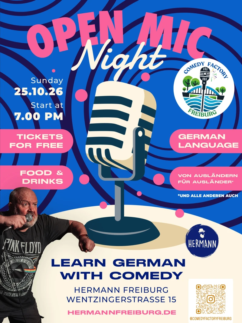szene-Radar - OPEN MIC NIGHT, Hermann  in Freiburg im Breisgau