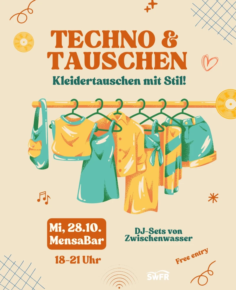 szene-Radar - Techno & Tauschen, MensaBar  in Freiburg im Breisgau
