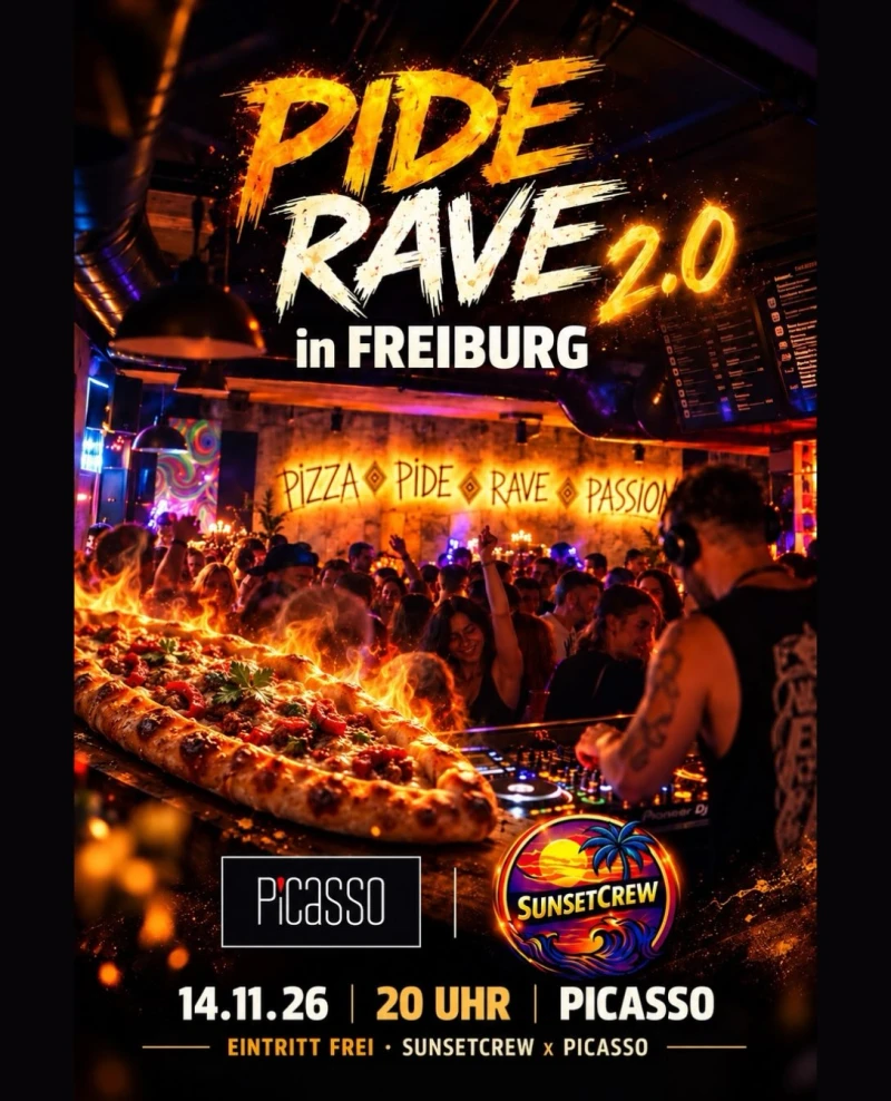 szene-Radar - PIDE RAVE 2.0, Wechselnde Orte  in Freiburg im Breisgau
