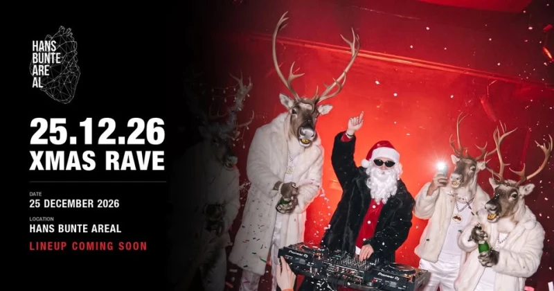 szene-Radar - XMAS Rave, Hans Bunte Areal  in Freiburg im Breisgau