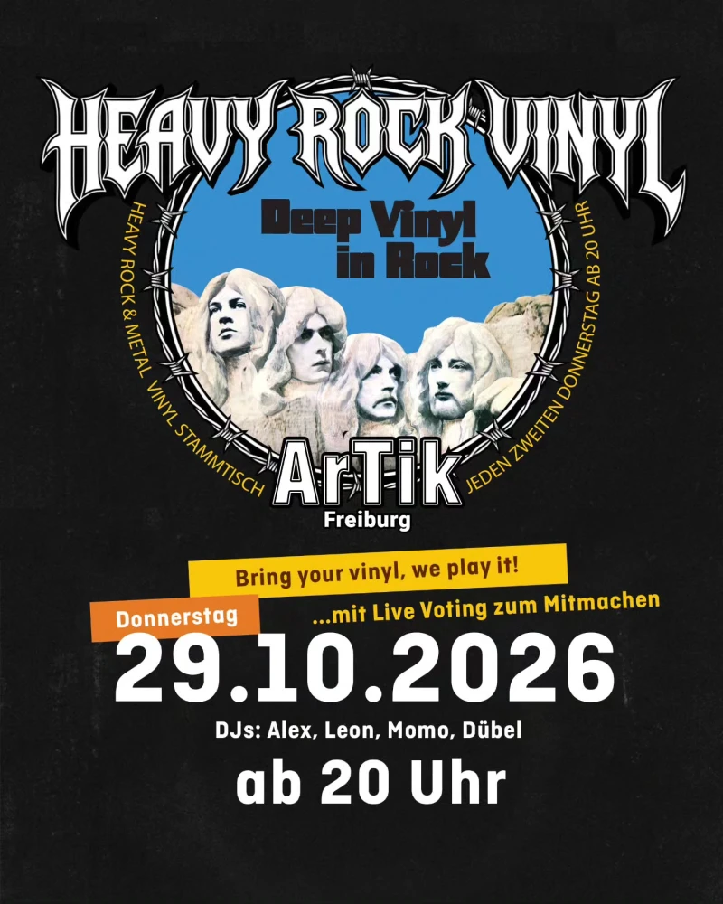 szene-Radar - HEAVY ROCK VINYL, ArTik  in Freiburg im Breisgau