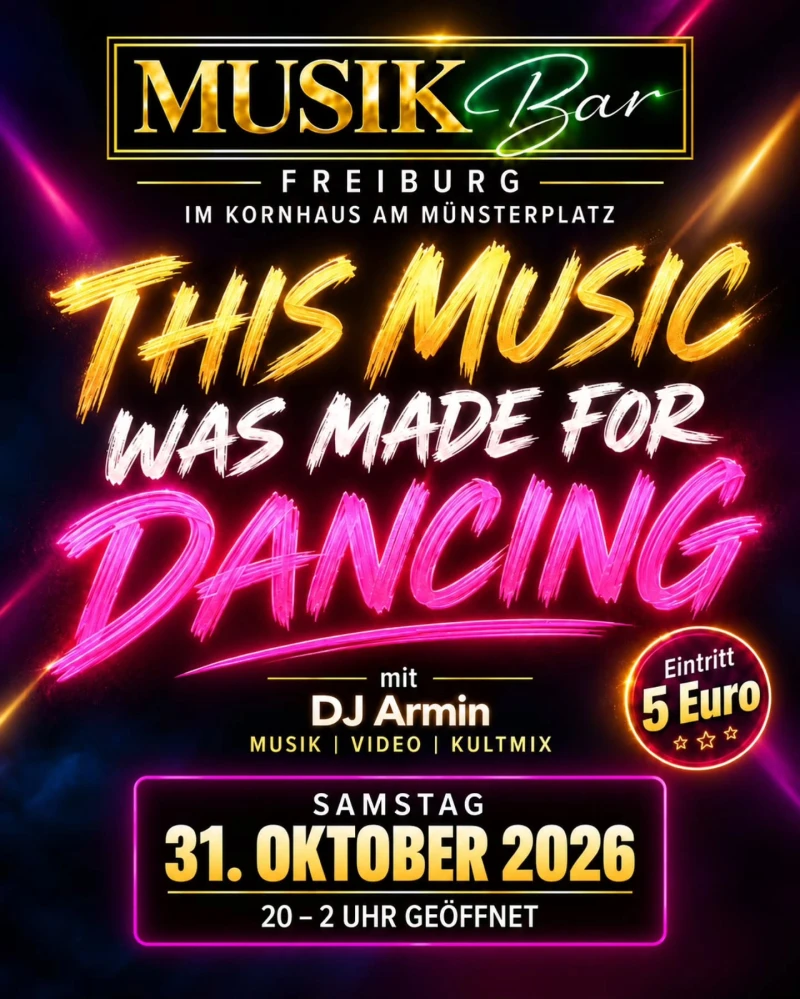 THIS MUSIC WAS MADE FOR DANCING! – Musik Bar