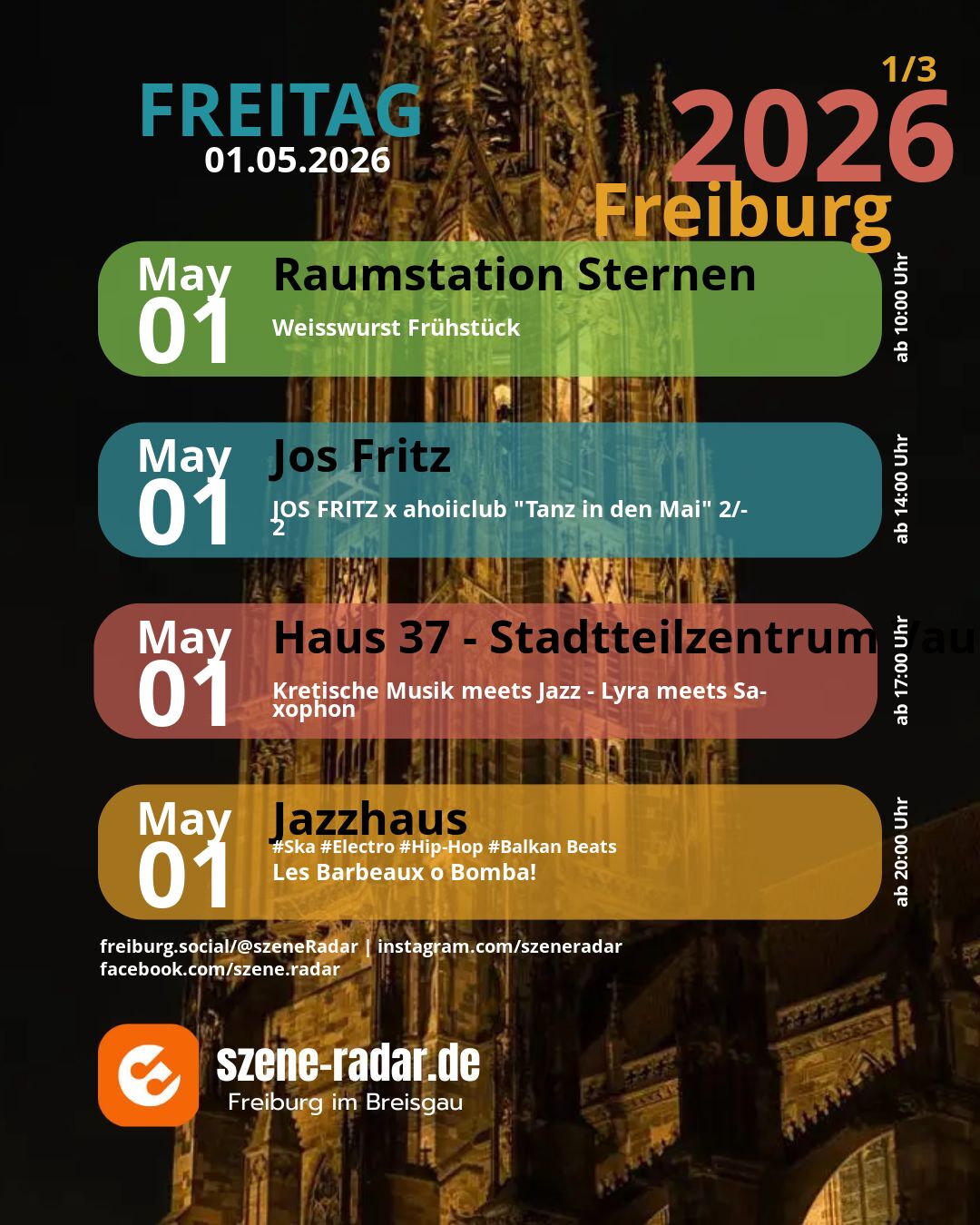 szene-Radar Social Media