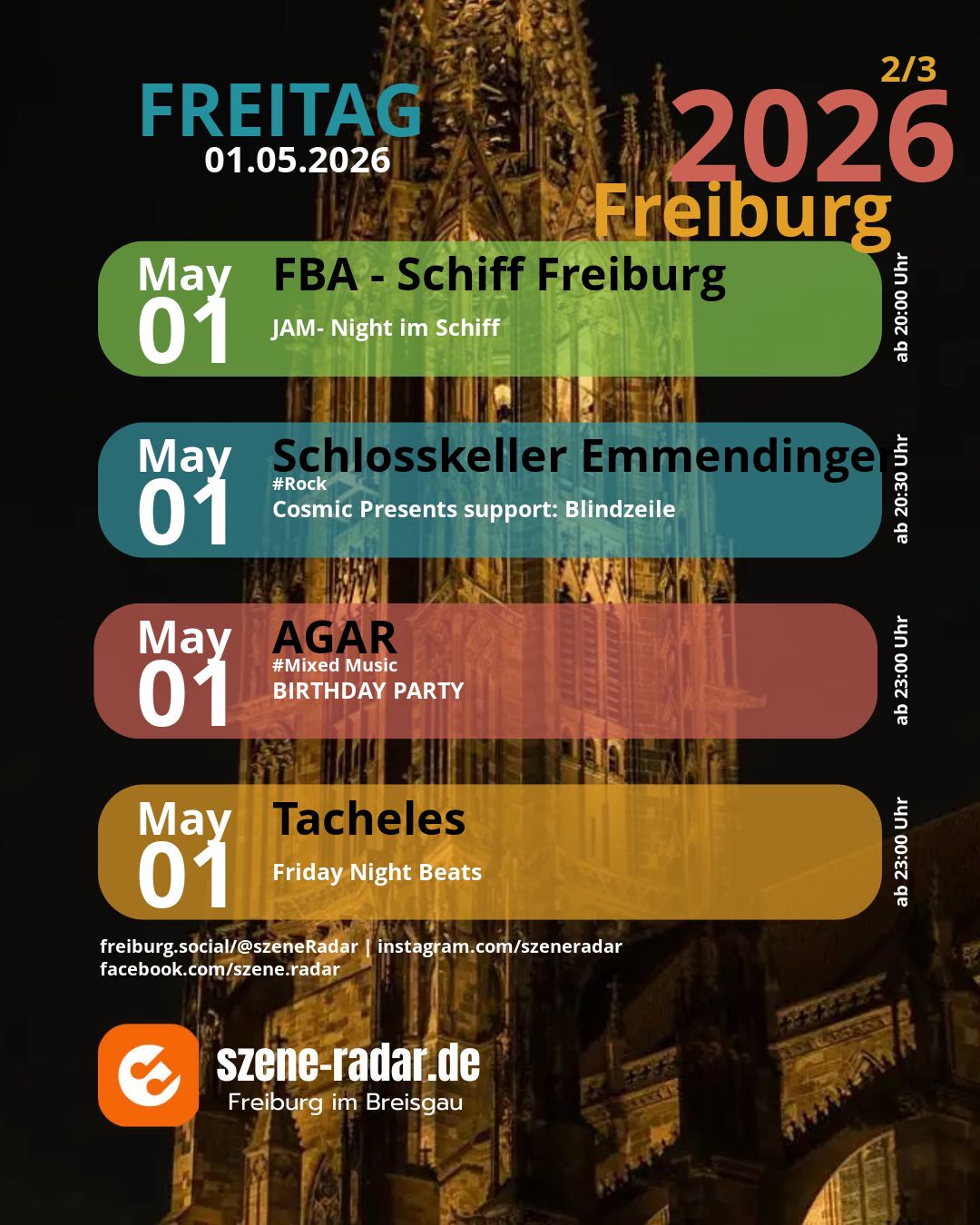 szene-Radar Social Media