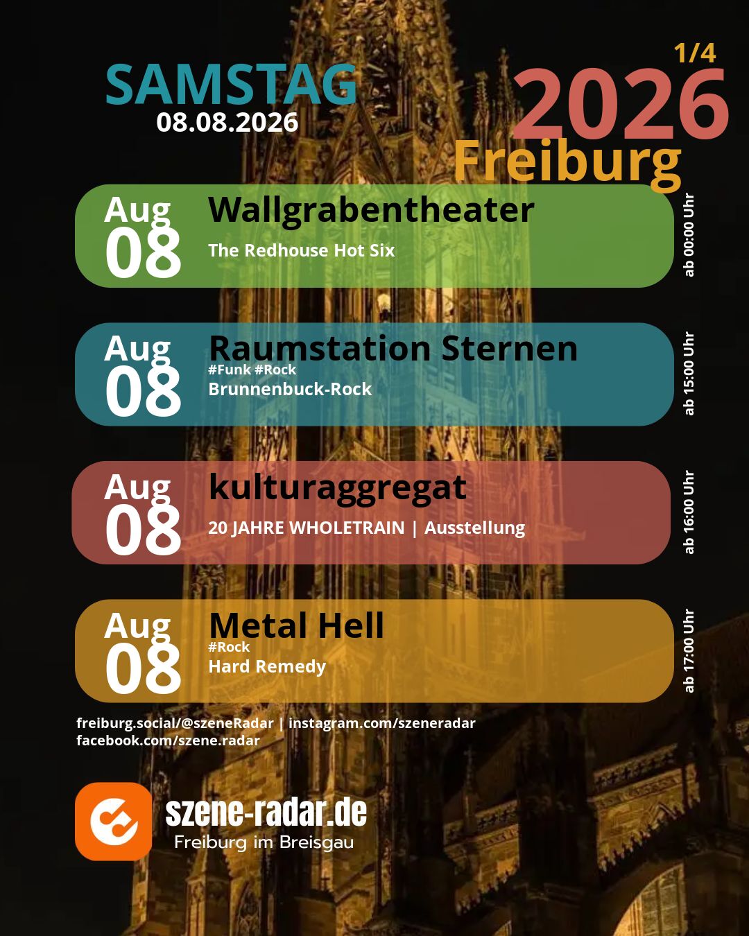 szene-Radar Social Media