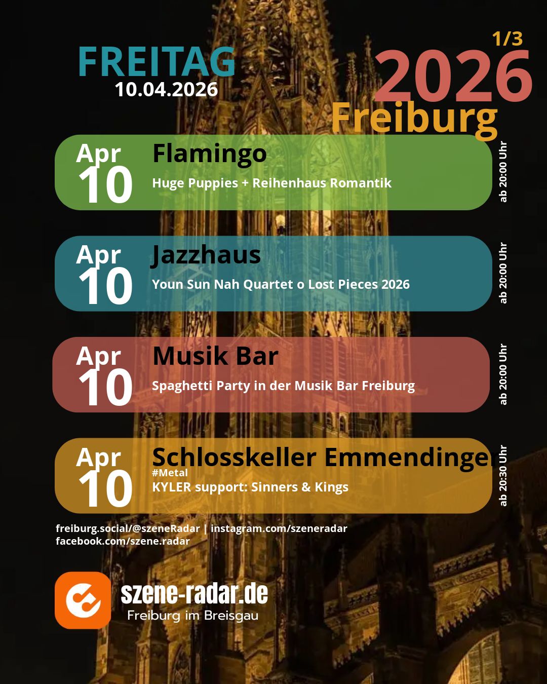 szene-Radar Social Media