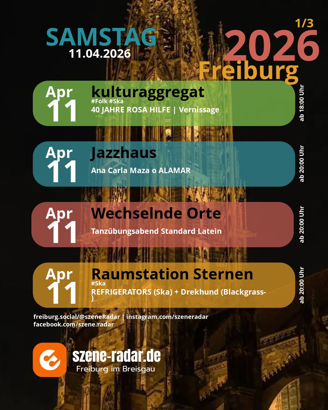 szene-Radar Social Media