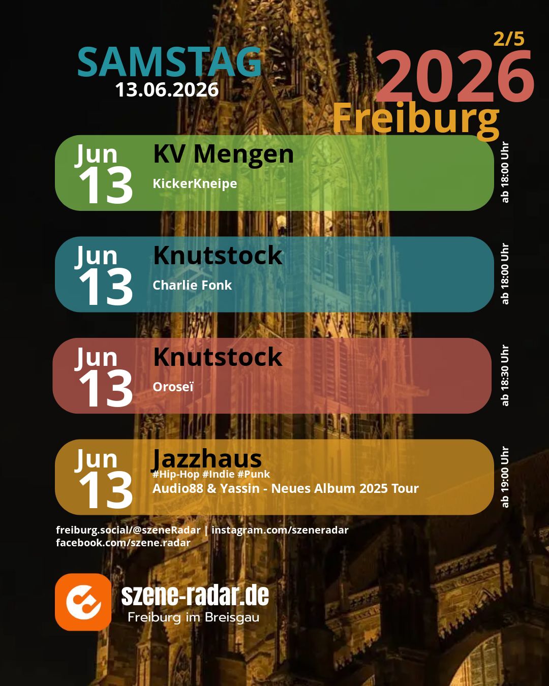szene-Radar Social Media