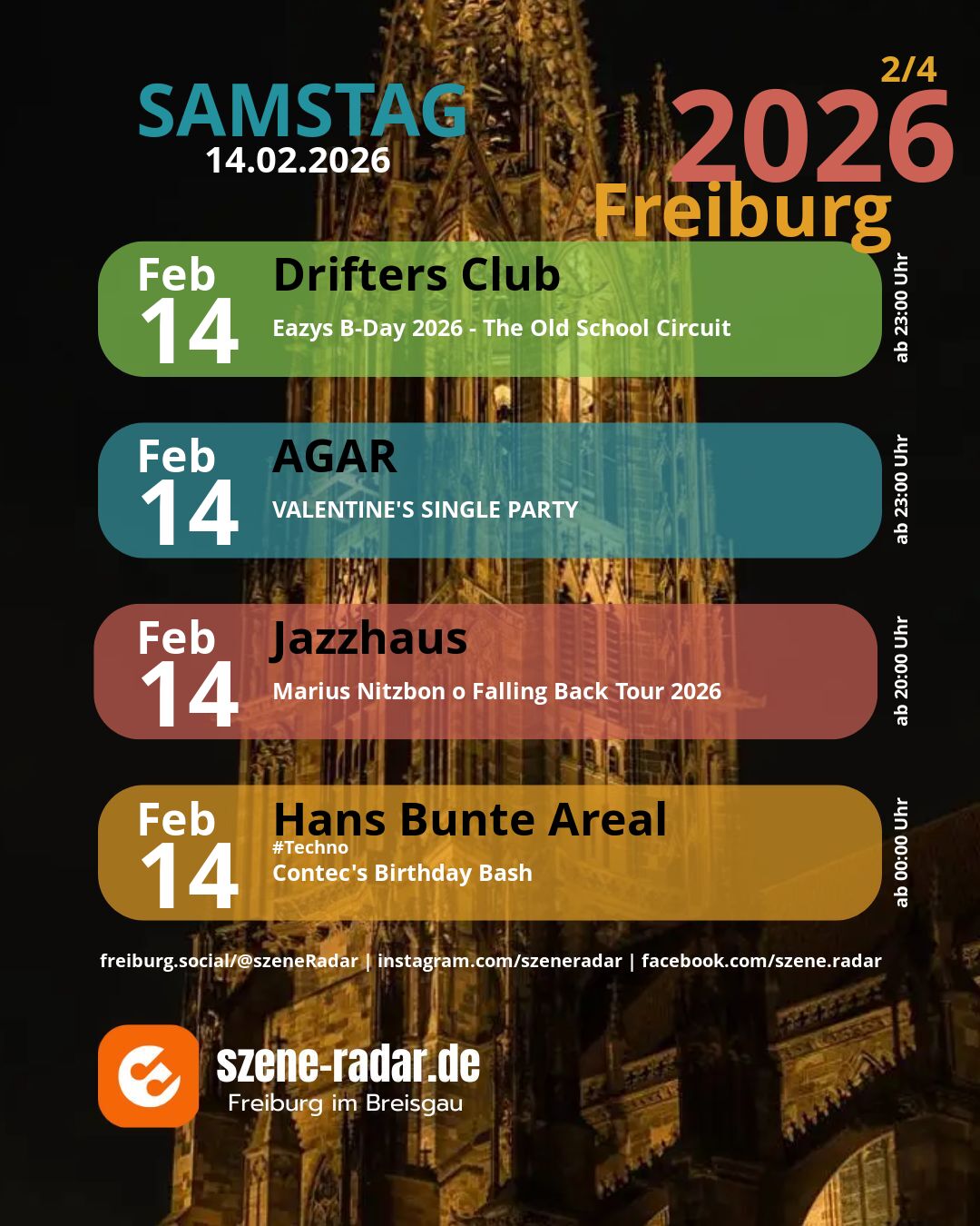 szene-Radar Social Media