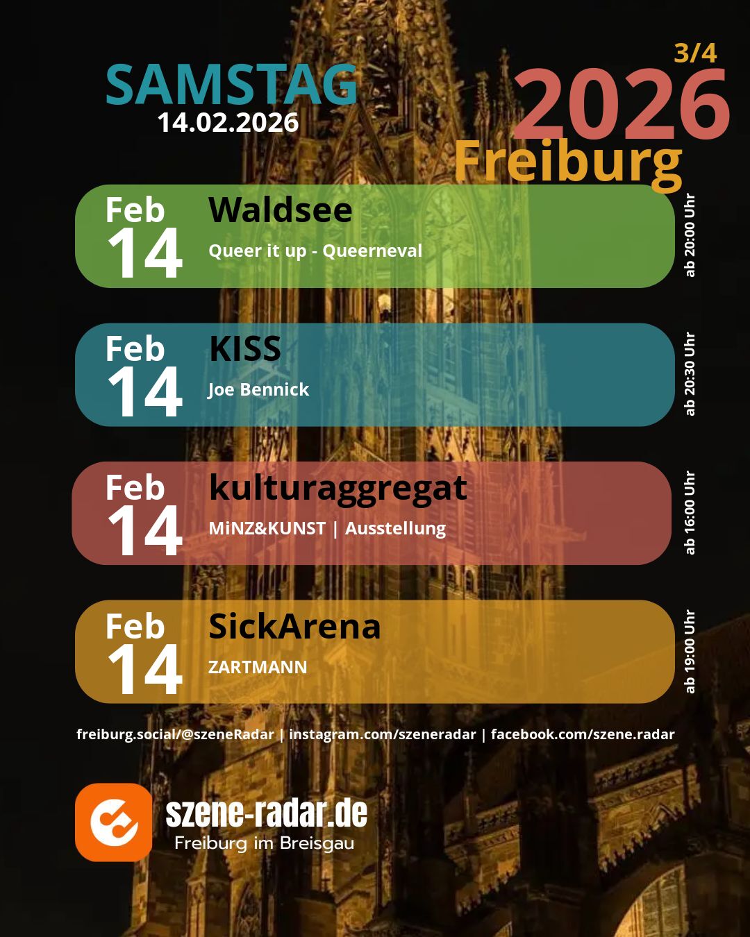 szene-Radar Social Media