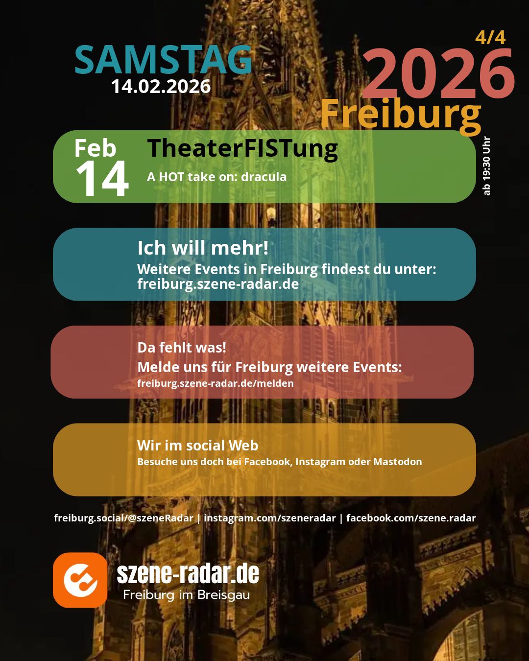 szene-Radar Social Media