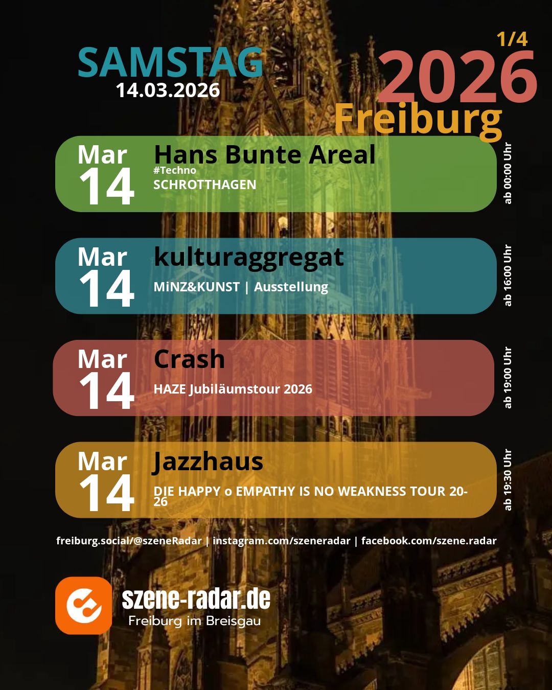 szene-Radar Social Media