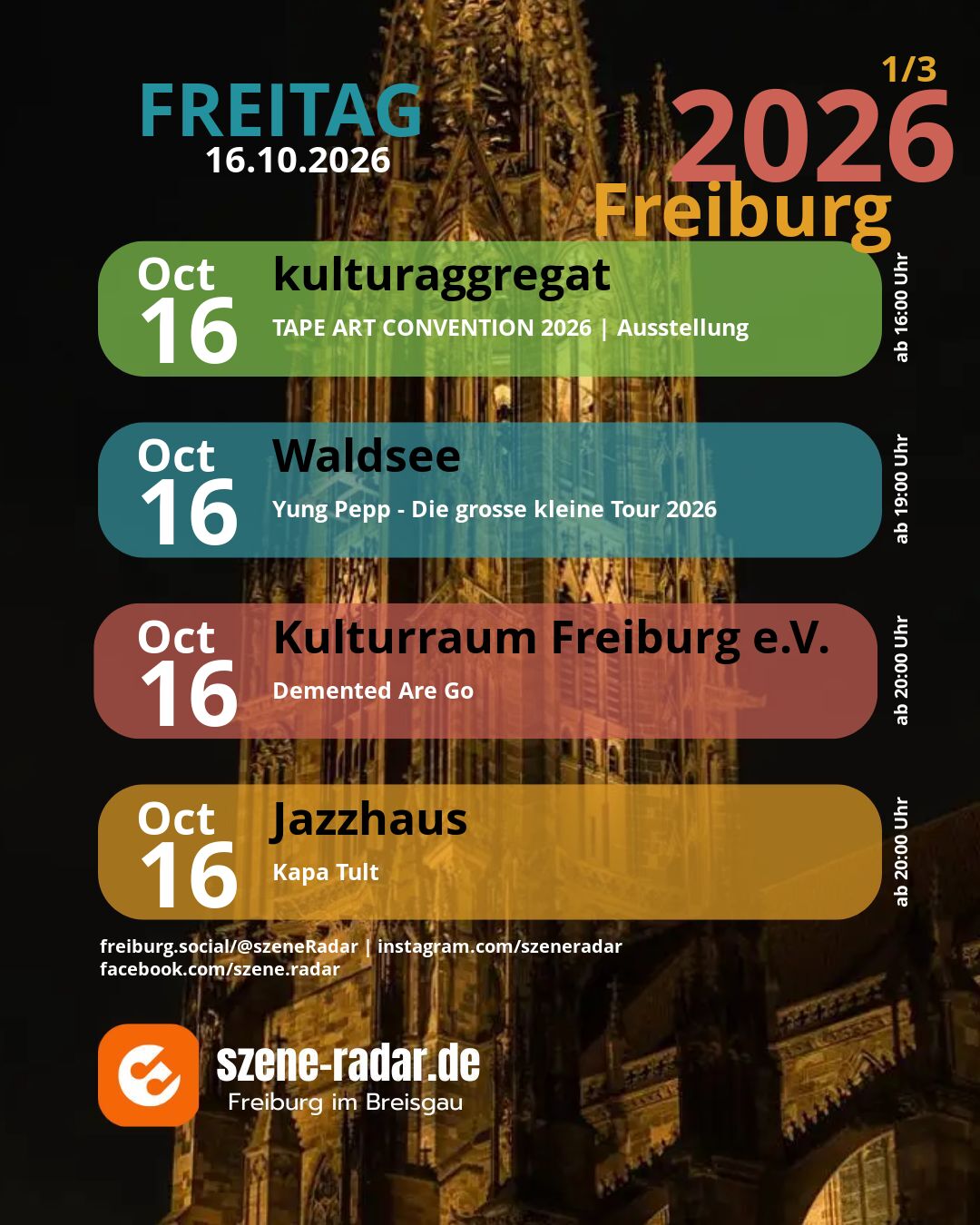 szene-Radar Social Media