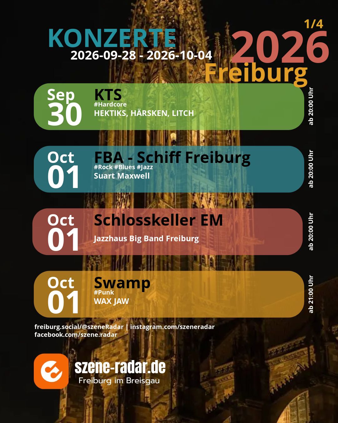 szene-Radar Social Media - 04.10.2026