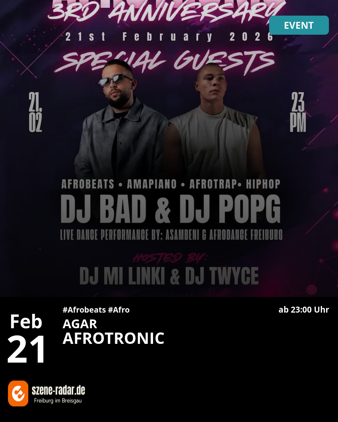 szene-Radar Social Media