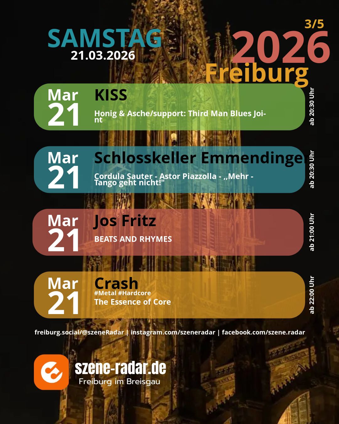 szene-Radar Social Media