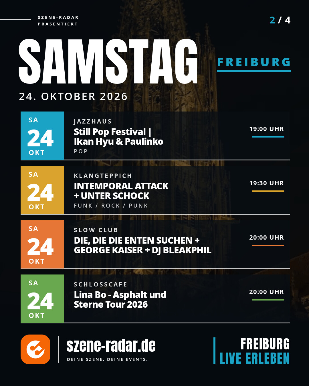 szene-Radar Social Media