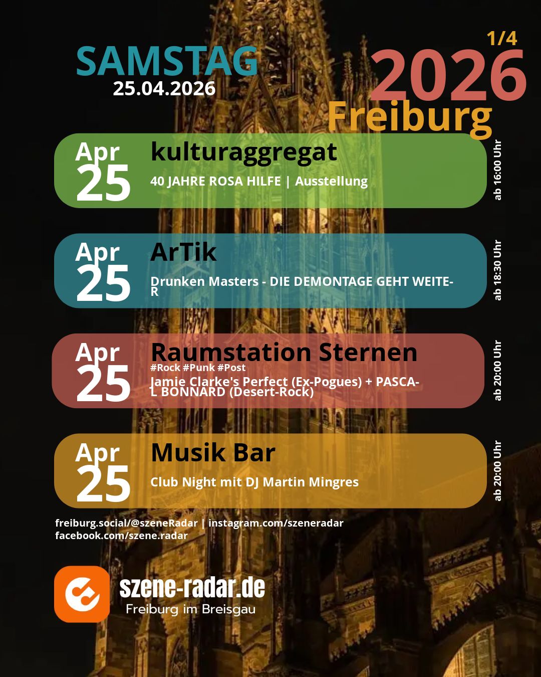 szene-Radar Social Media