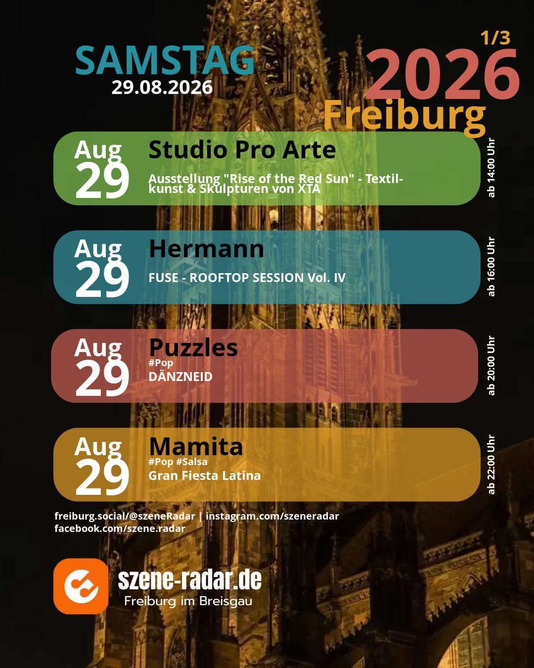 szene-Radar Social Media